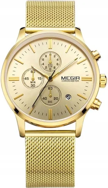 zegarek męski Megir MS2011GGD-3N3 Chrono datownik
