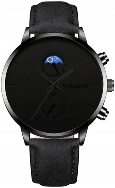 zegarki dla mężczyzn sport skórzany pasek