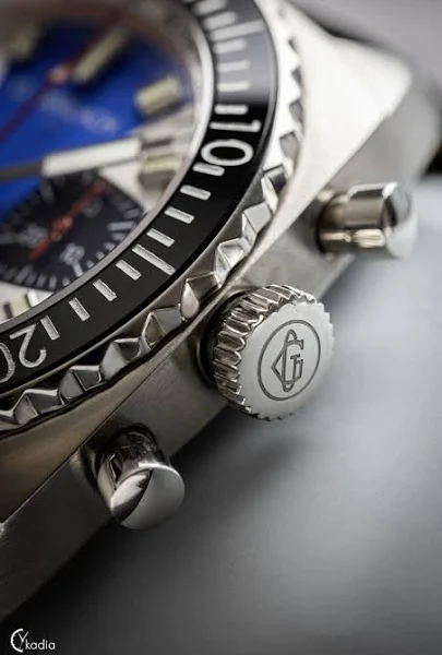 G. Gerlach Poseidon Mechaniczny z czarnym / zegarek męski