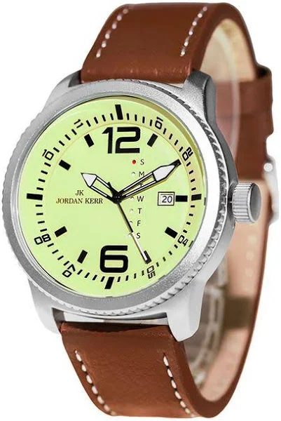Jordan Kerr Zegarek Z Datownikiem Duży Męski