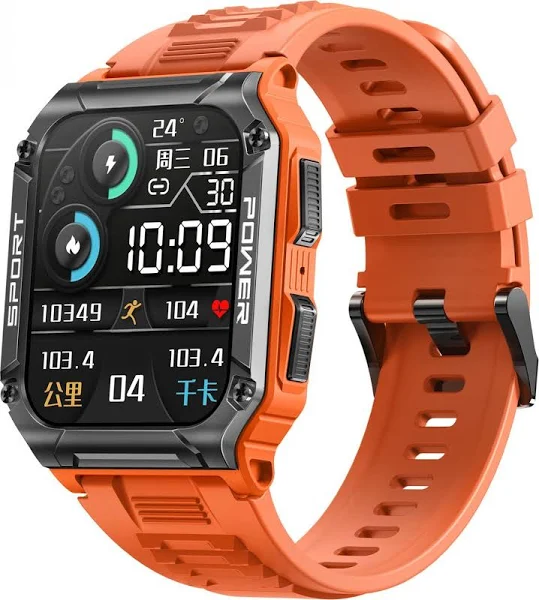 Zegarek Smartwatch Męski Hagen HC48.28.538 Pomarańczowy