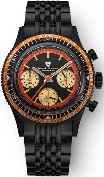 Nivada Montre Chronoking Mecaquartz Black 87041