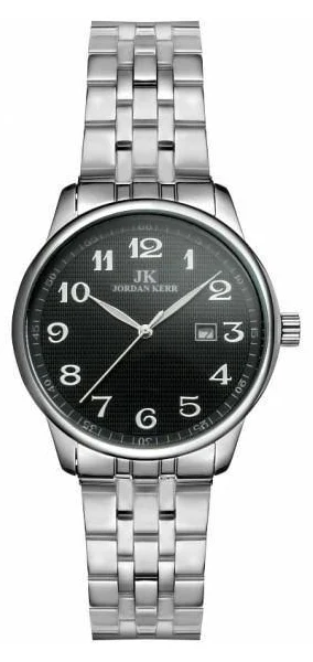 Męski zegarek Jordan Kerr C4008 czarna tarcza