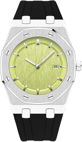 Trójkolorowy modny wszechstronny klasyczny męski zegarek kwarcowy w stylu AP