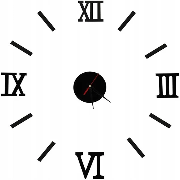 Zegar Ścienny naklejany