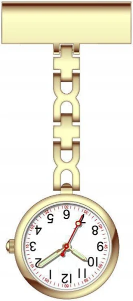 Zegarek pielęgniarski z klipsem do przypięcia dla lekarzy i pielęgniarek