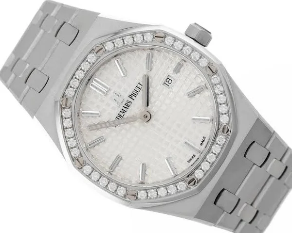 Audemars Piguet Royal Oak Lady Diamonds Ref. 67651ST.ZZ.1261ST.01 Full Set