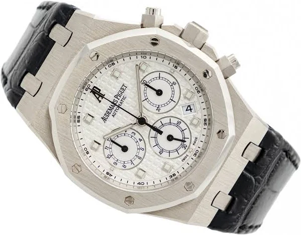 Audemars Piguet Royal Oak Chronograph Automat 39MM Białe Złoto Ref. 25960BC
