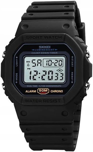 Zegarek męski Skmei elektroniczny stoper aa253