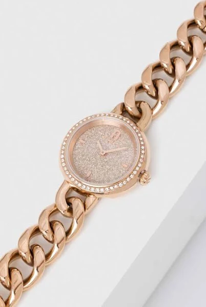 Furla zegarek damski kolor różowy