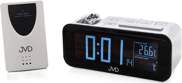 Budzik JVD RB93 z projektorem