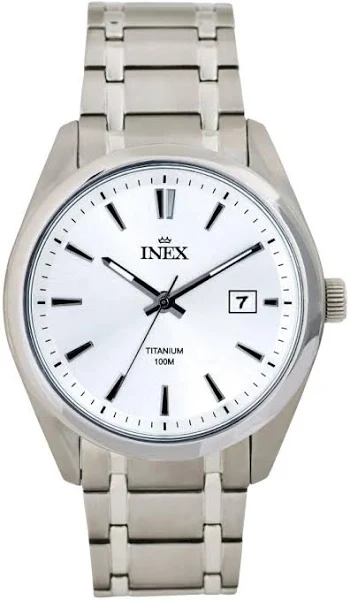 Inex Mens Silver/Silver A12168T4I