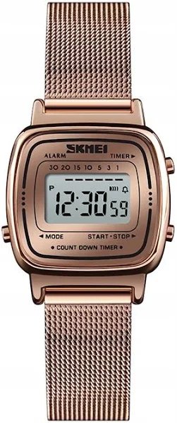 Zegarek damski Skmei elektroniczny bransoleta mesh