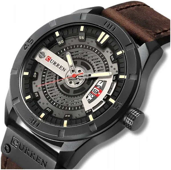 Zegarek Męski Curren Elegancki Datownik Prezent