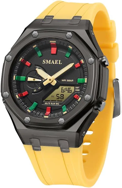 Zegarek Męski Na Pasku Sportowy Smael 8088 SMAEL 8088 