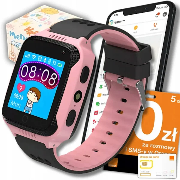 Smartwatch Q528 Zegarek Dzieci Gps Polskie Menu