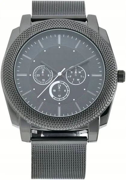 Pier One Unisex Zegarek, Rozmiar: One Size, Czarny