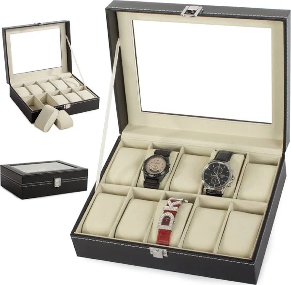 Szkatułka Na zegarki organizer pudełko Etui 10