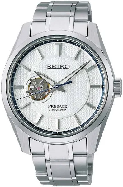 Zegarek męski Seiko Sharp Edged Series Open Heart Presage SPB309J1