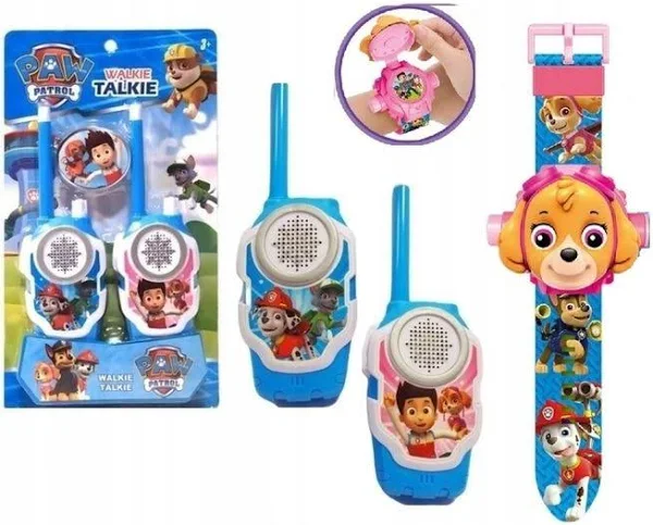 Krótkofalówki Łoki Toki Psi Patrol + Zegarek 3d !