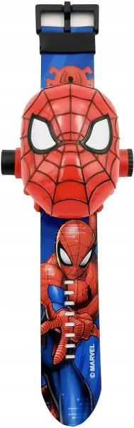 Spiderman Zegarek Figurka 3D Z Projektorem Obrazki