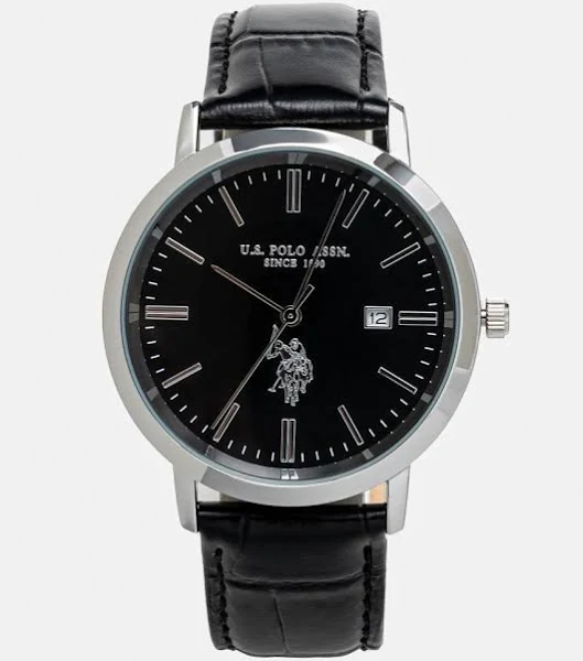 U.S. Polo Assn. zegarek OLIVER męski kolor USP4802BK