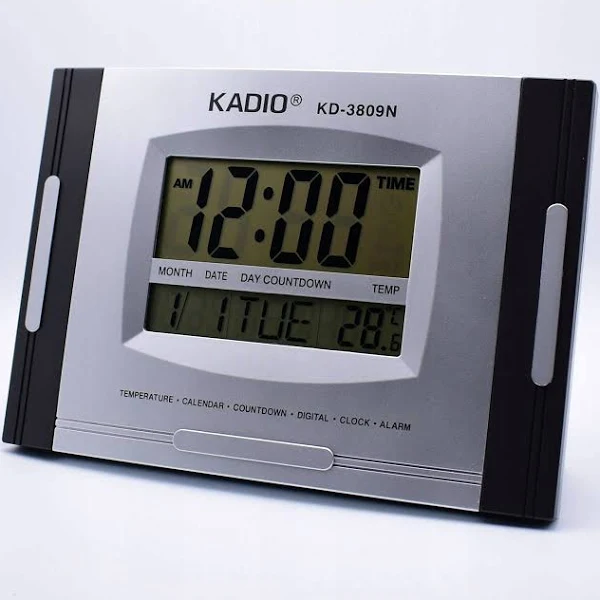 zegar Elektroniczny 28x20cm Duży Czytelne Cyfry