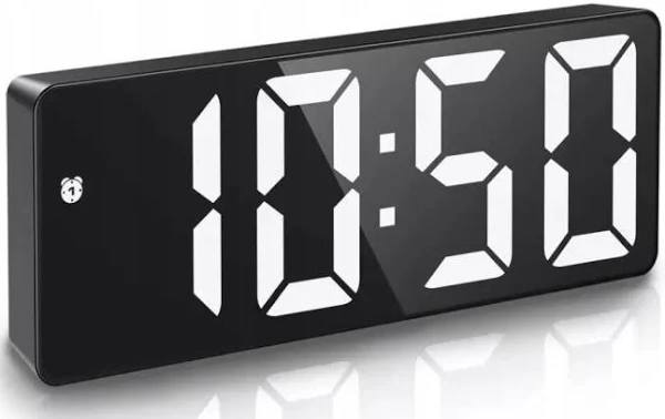 Budzik Zegar Elektroniczny Cyfrowy Czujnik Dźwięku