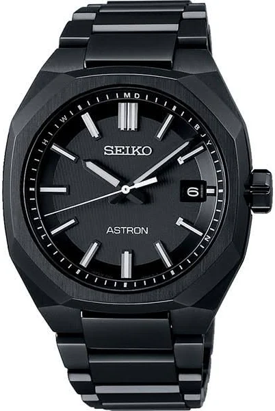 Seiko Men's SBXY083 Round Watch Black