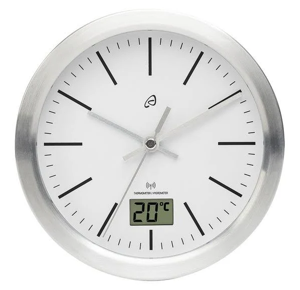 Zegar ścienny z termometrem Auriol