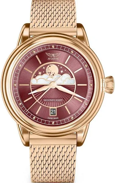Aviator Douglas Moonflight V.1.33.2.265.5 Zegarek damski