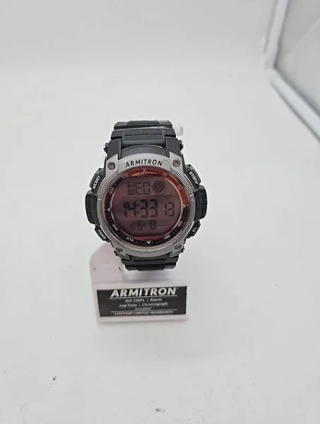 ARMITRON 40-8252BLK LCD Męski pasek Tworzywo