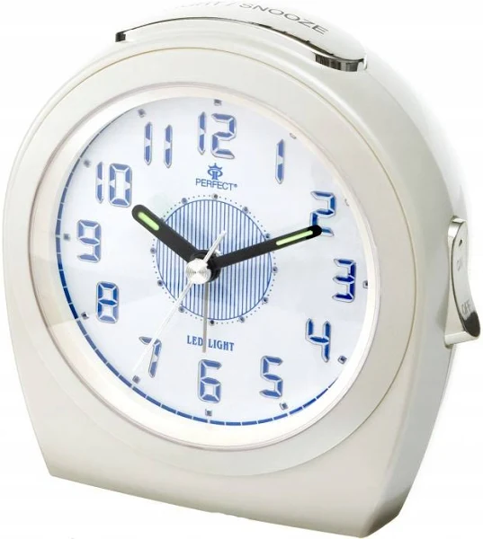 Zegarek Budzik Perfect z Funkcją Drzemki Analogowy