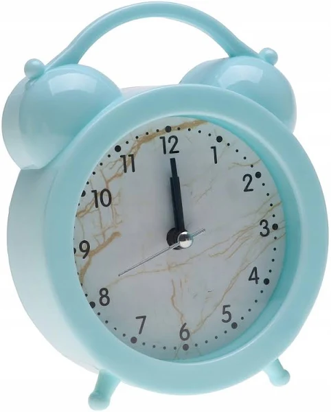 Zegar z alarmem Budzik na baterie Kolory 3470