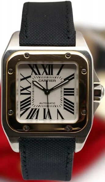 Santos 100 Steel Rose Gold 2878