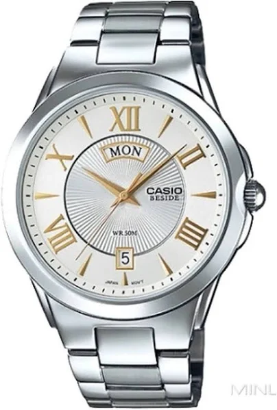 Zegarek Męski Casio BESIDE Srebrzysty