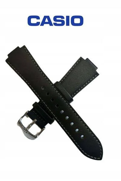 pasek Casio EFV-C110L-1AV czarny skórzany teleskopy