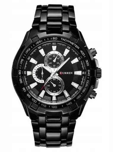 Curren 8023 Męski analogowy zegarek kwarcowy ze stali nierdzewnej