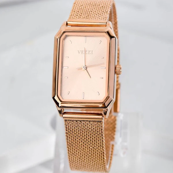 Zegarek Vezzi różowe złoto