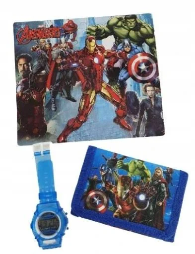 Avengers Zestaw Zegarek Portfel