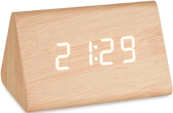 Giftdecor Zegarek elektroniczny z MDF