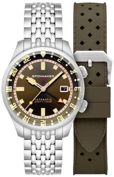 Spinnaker SP-5121-22 Mens Bradner GMT Automatic
