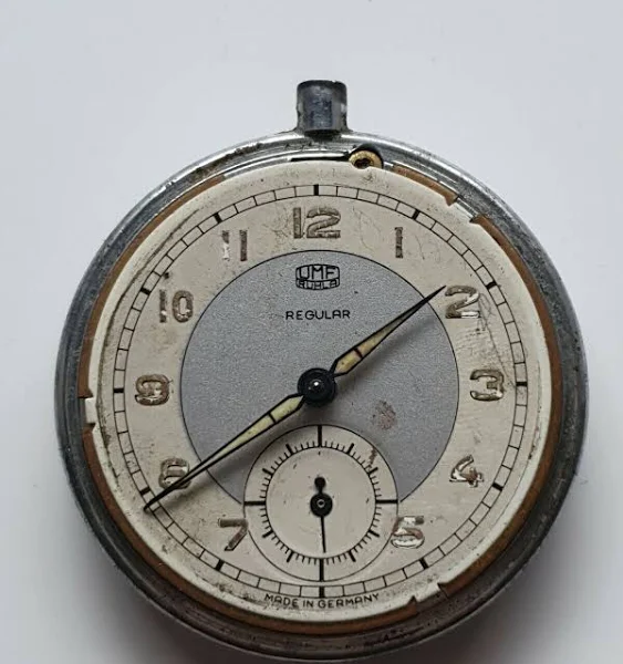 Umf Ruhla -norma Zegarek Kieszonkowy Ok. 1960 5-1