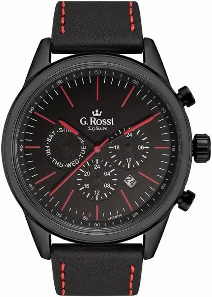 G. Rossi Zegarek męski Gino Rossi Exclusive Chronograf E10736A-1A3