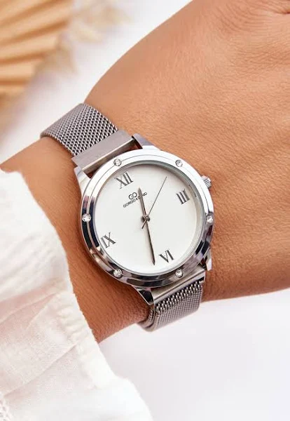 Giorgio&Dario Waterproof Magnet Watch Silver