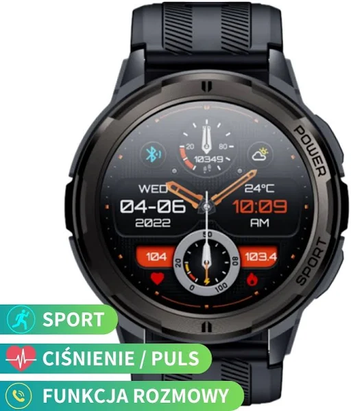 Smartwatch Rubicon RNCF26 czarny