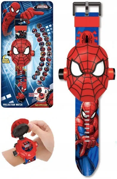 SPIDERMAN Zegarek 3D z projektorem