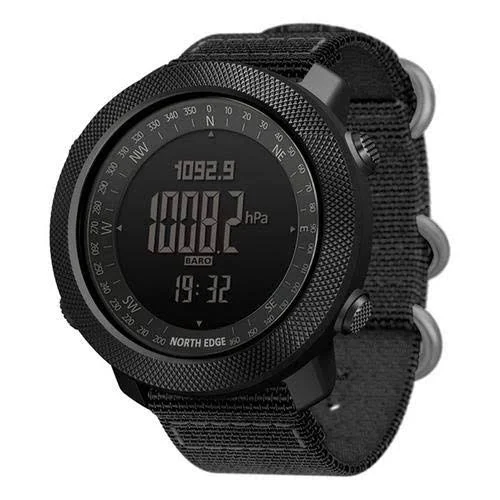 Zebroau North Edge wielofunkcyjny smartwatch z podświetleniem LED kompas