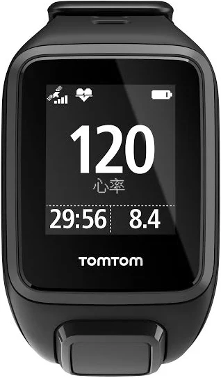 Zegarek sportowy TOMTOM Spark 3 Cardio + Music S Czarny + Słuchawki