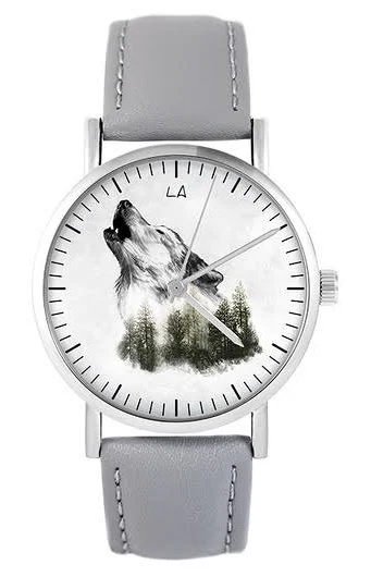 Yenoo Zegarek Wilk szary